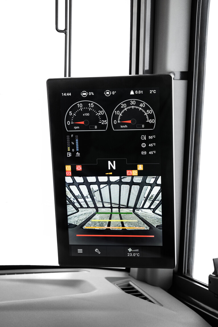 12palcový displej develon dampr