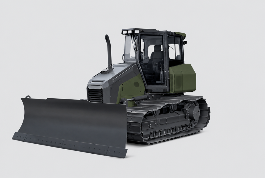 Dozer DD130 armádní design
