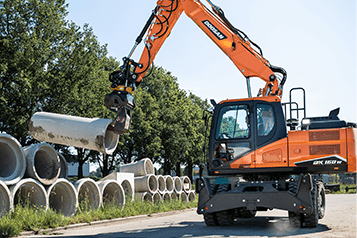 Přichází nová kolová rypadla GENERACE 7: DX140W-7 a DX160W-7