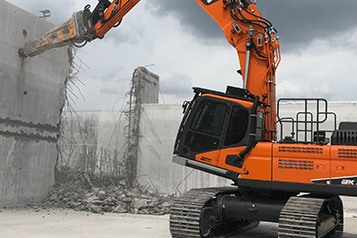 Třetí a zbrusu nový DEMOLIČÁK DOOSAN DX380DM-7