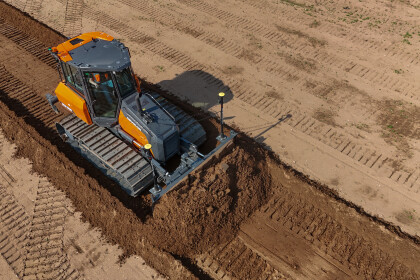 Pokročilý systém 3D Machine Control pro dozer DD130-7