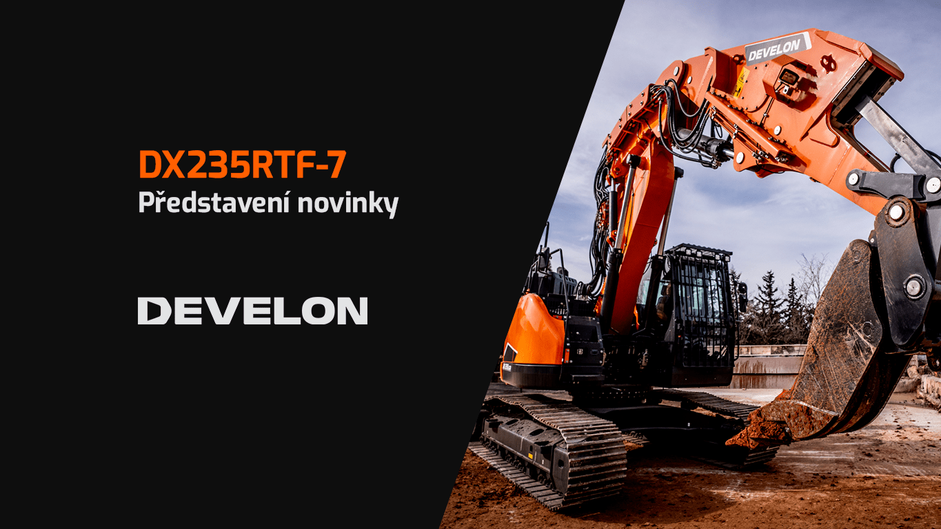 Tunelovací rypadlo DEVELON DX235RTF-7