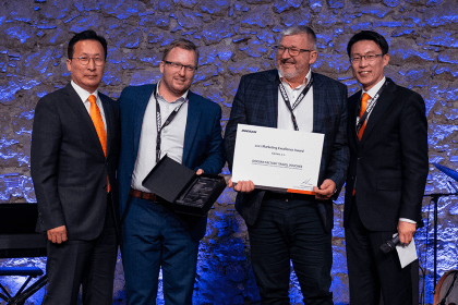 Doosan nás ocenil jako jednoho z nejlepších prodejců v Evropě