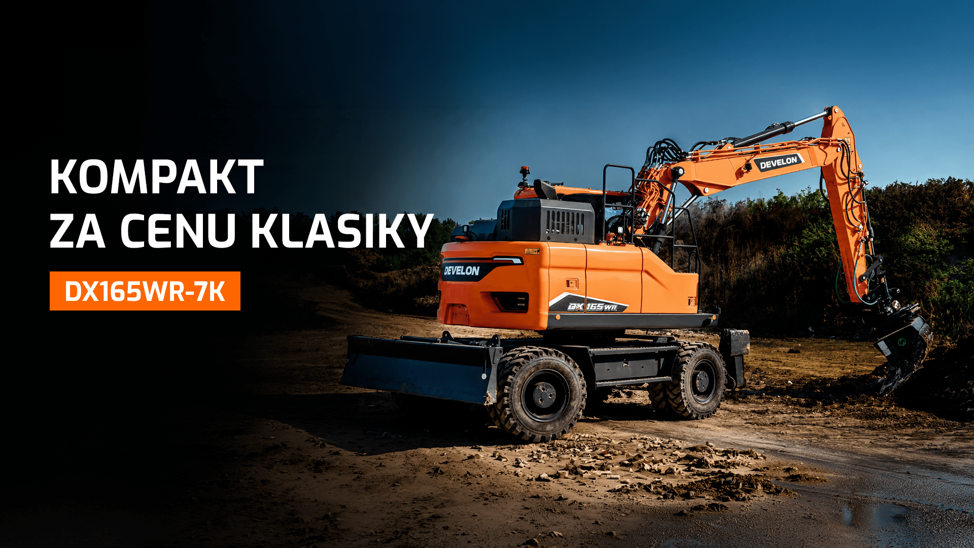 DX165WR-7K Kratší přesah, větší možnosti