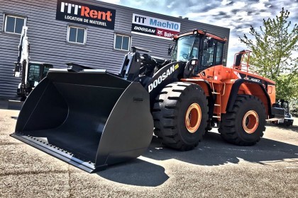 Nová řada univerzálních lžic pro kolové nakladače Doosan